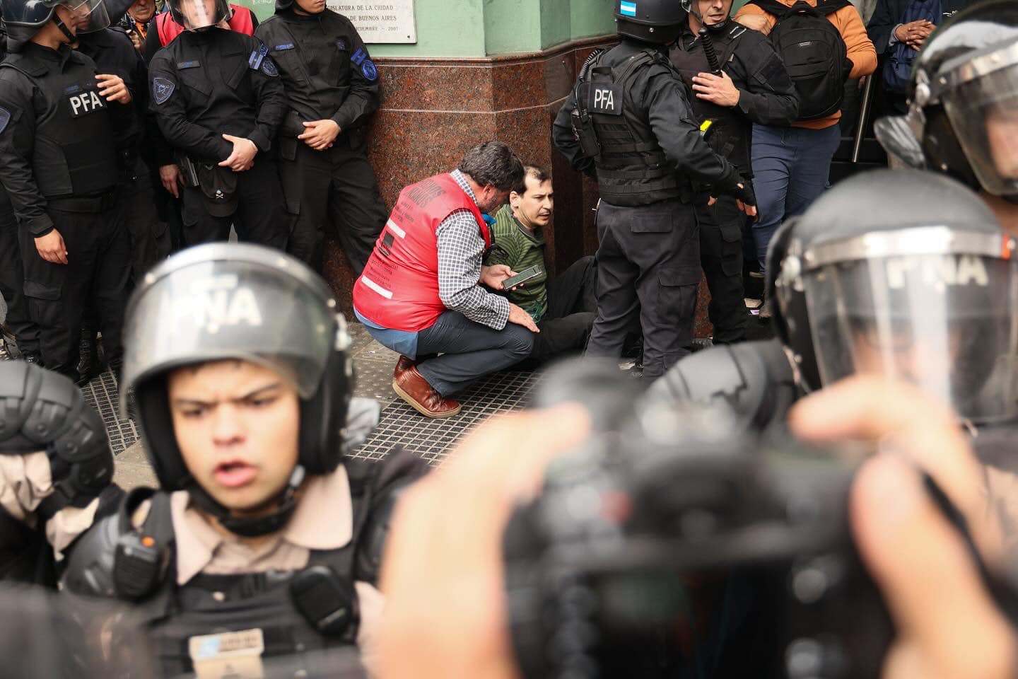 represion congreso junio cuatro