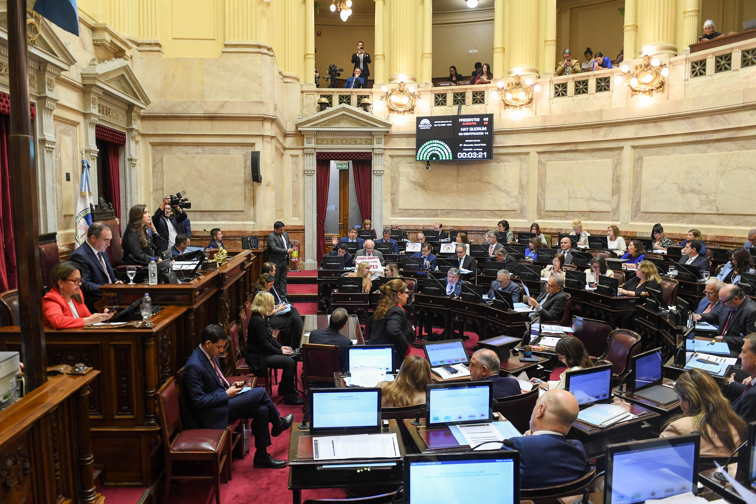 senado octubre 2025