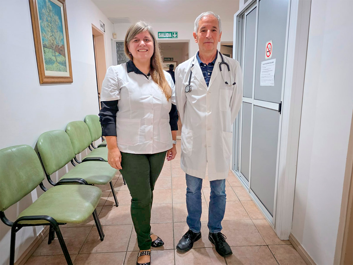 Jorge Moisés y Silvina Pieruzzini pami dos