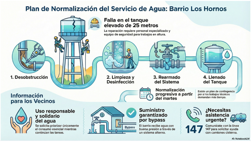 agua los hornos
