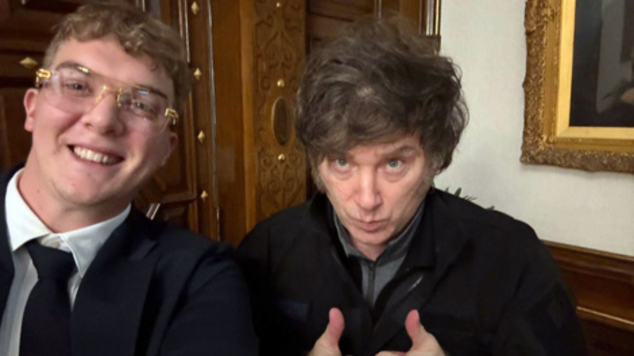javier milei y hayden davis el joven apuntado como el creador de libra 2026371